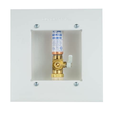 metal ice maker box with hammer arrestor|ips ice maker boxes.